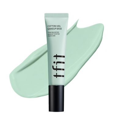 Tfit Primer Makyaj Bazı | Cotton Veil Makeup Base Pure Green 30 ML Cilt Kusurları Örter