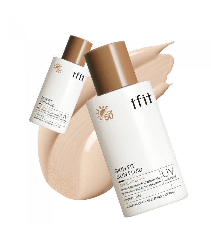 Tfit Güneş Kremi | Skin Fit Sun Fluid SPF50 + 50 ML Cilt Bakım İçerikli Güneş Kremi
