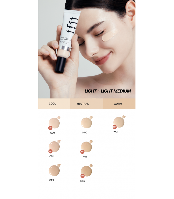 Tfit Serum Fondöten | Radiance Fit Serum Fondöten W04 Buff 30 G Cilt Besleyici Fondöten